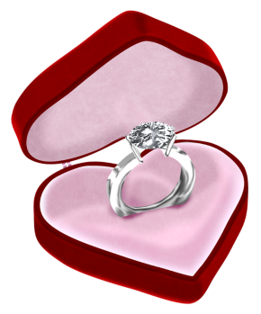 Diamond Ring in Heart Box PNG Clipart Picture​ | Gallery Yopriceville -  High-Quality Free Images and Transparent PNG Clipart